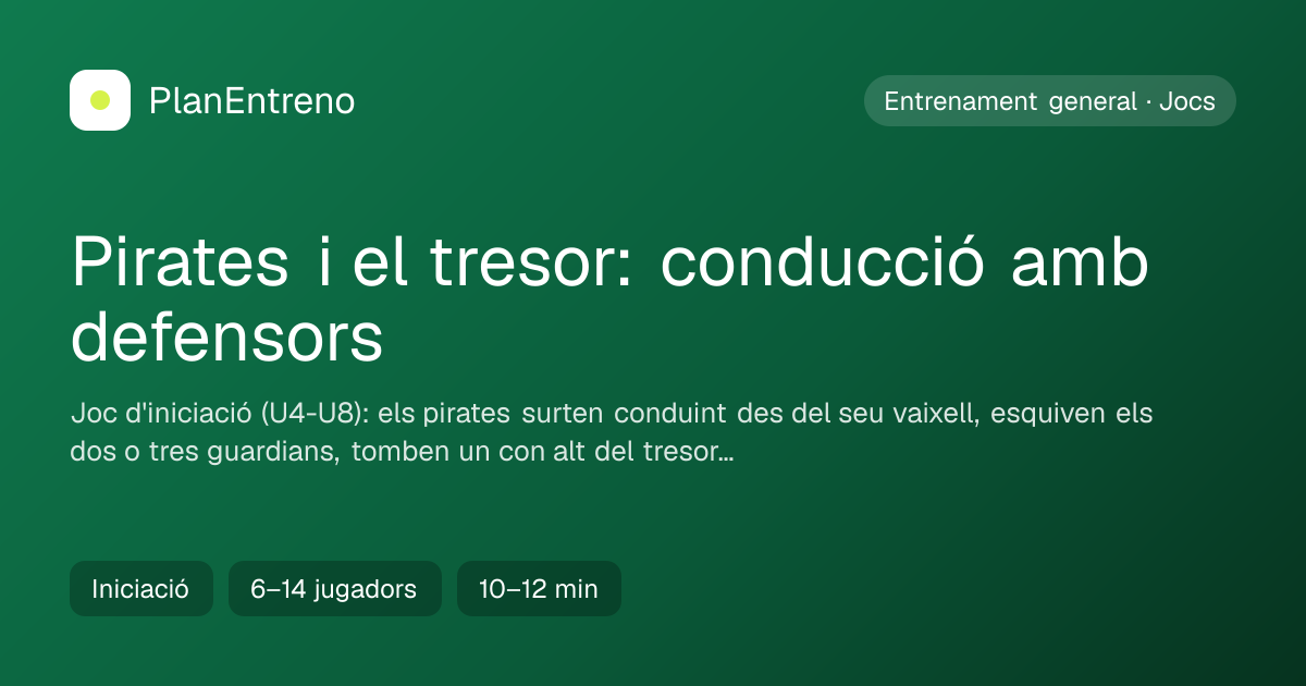 Diagrama de l'exercici Pirates i el tresor: conducció amb defensors